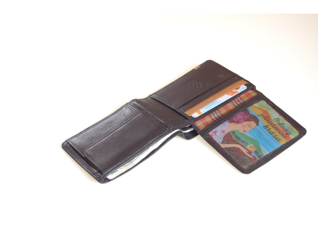 Zpracování kůže pánské peněženky KUBÁT