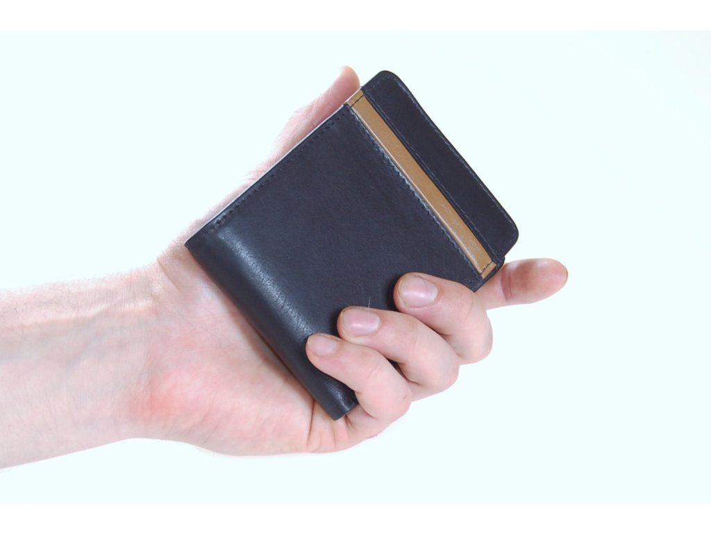 Zpracování kůže pánské peněženky KUBÁT