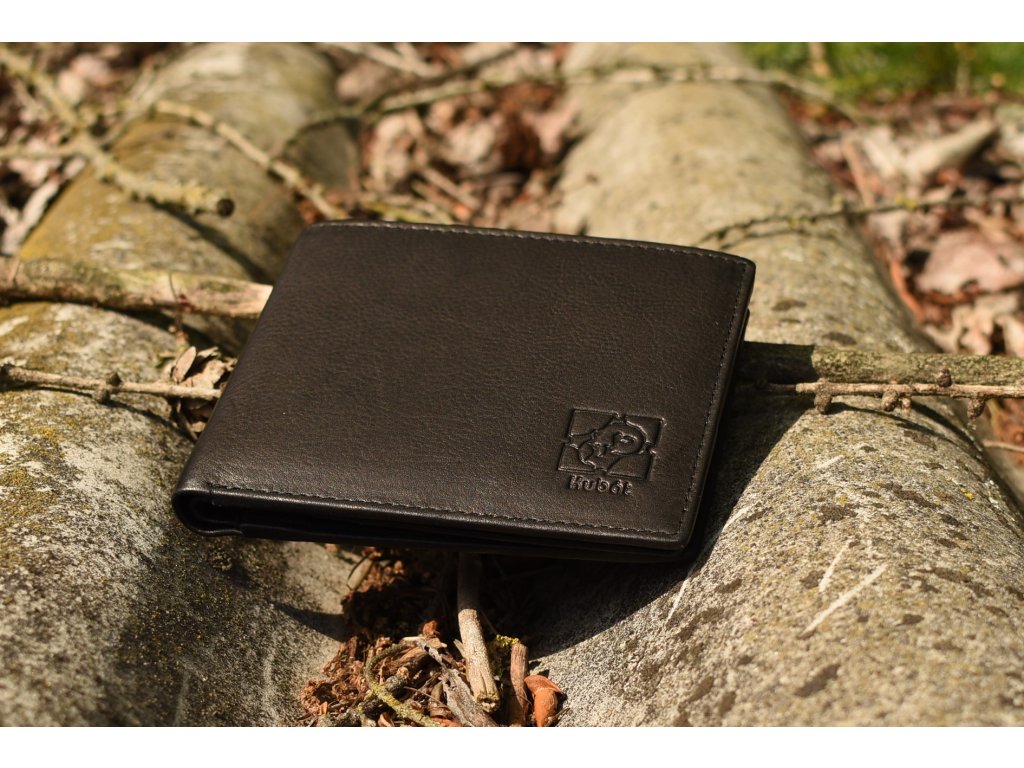 Interiér pánské malé peněženky KUBÁT