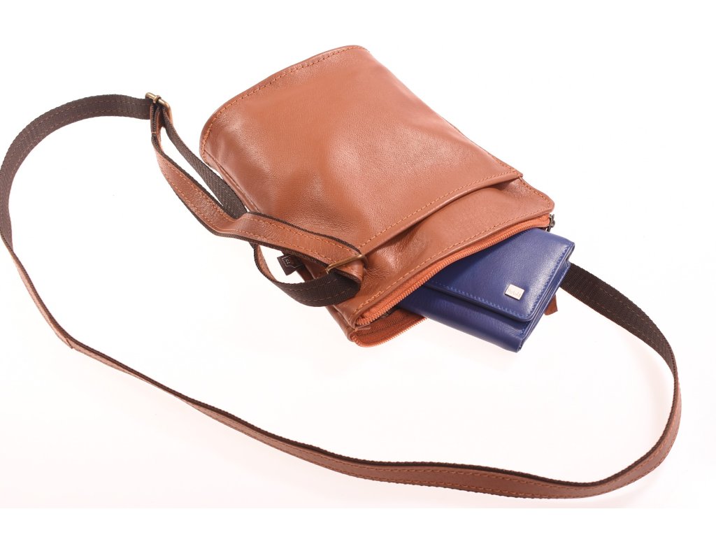 Detail malé kožené kabelky Jája