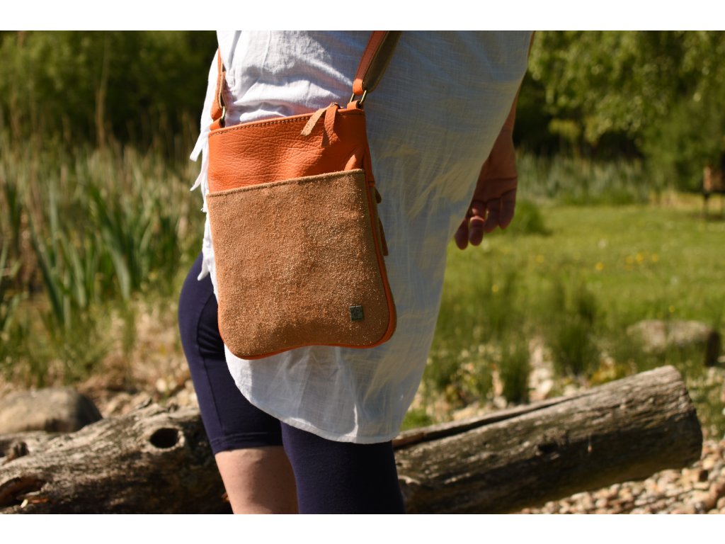 Kožená kabelka Lenka malá