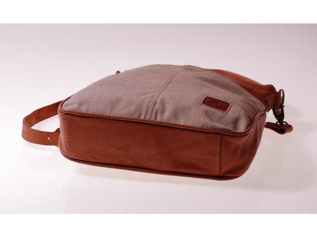 Kožená kabelka se dvěma popruhy Amálka