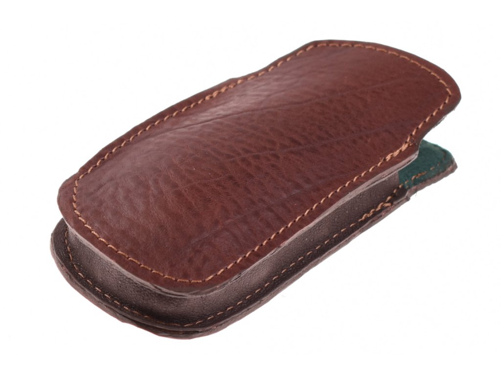 Ručně vyrobené pouzdro z pravé kůže