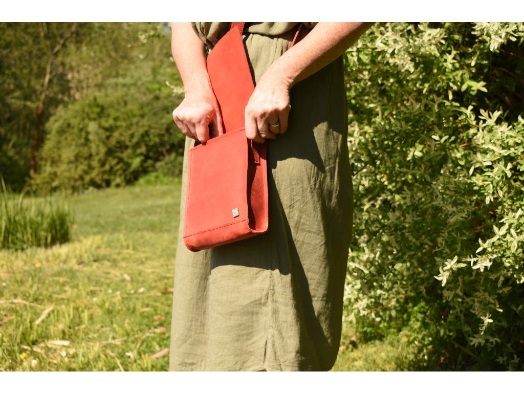 Malá kožená mošna Alice