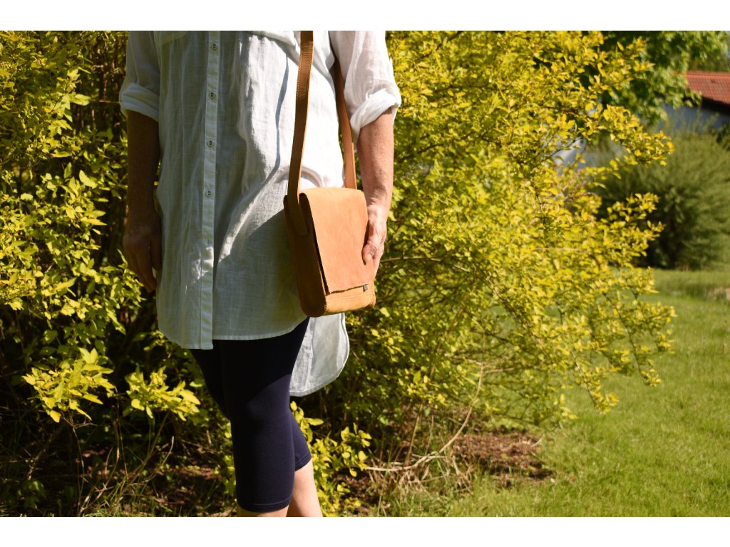 Malá kožená mošna Alice