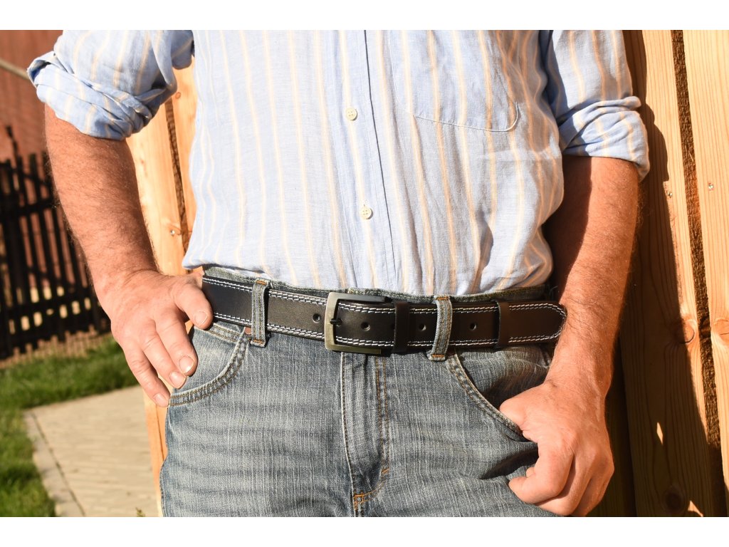 Pánský opasek KubátKůže