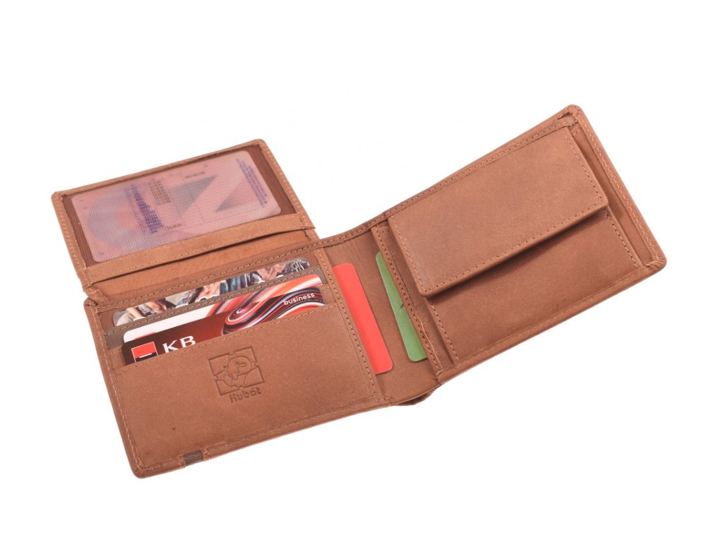 Interiér pánské peněženky KUBÁT