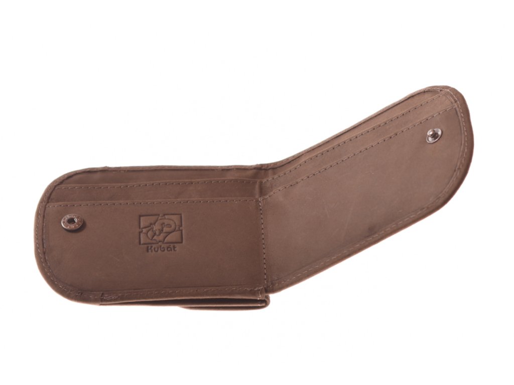 Ručně vyráběná kožená peněženka KUBÁT – Podkova