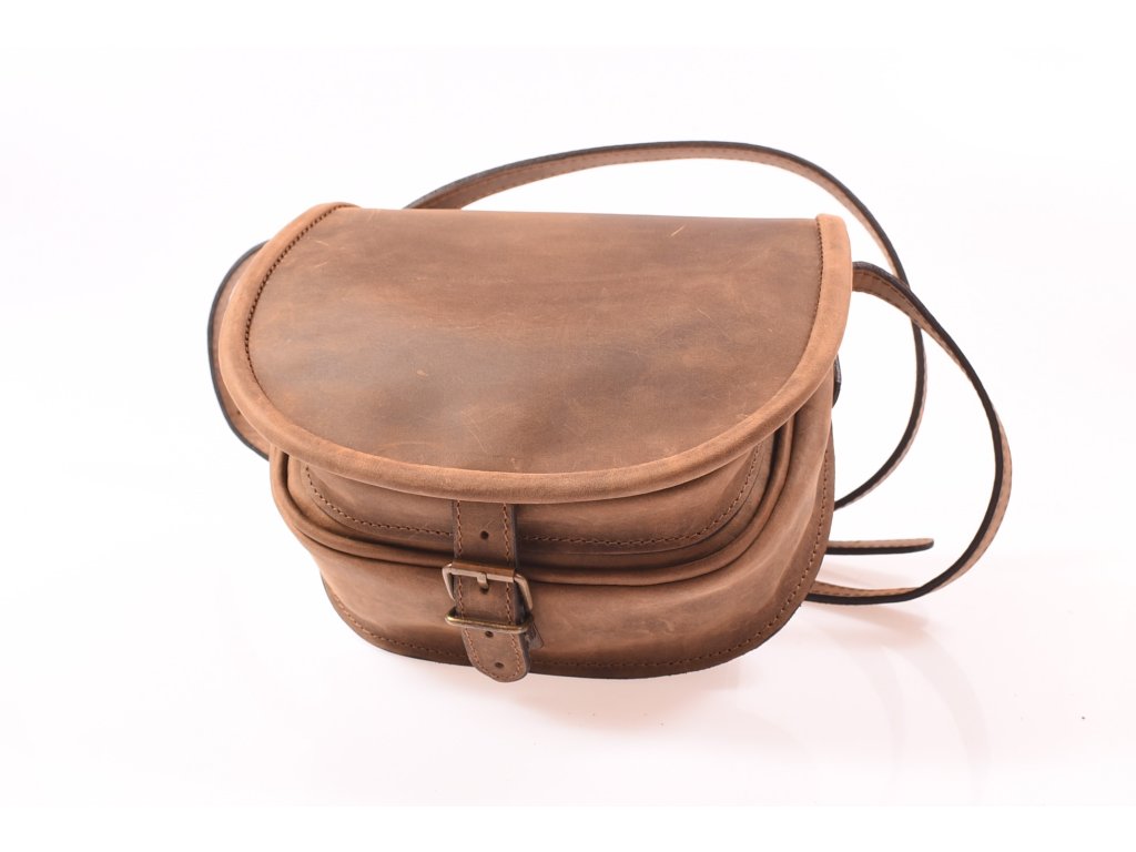 Lovecká kožená kabelka malá