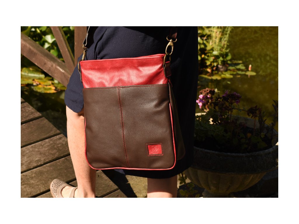 Dámská kožená kabelka Amálka