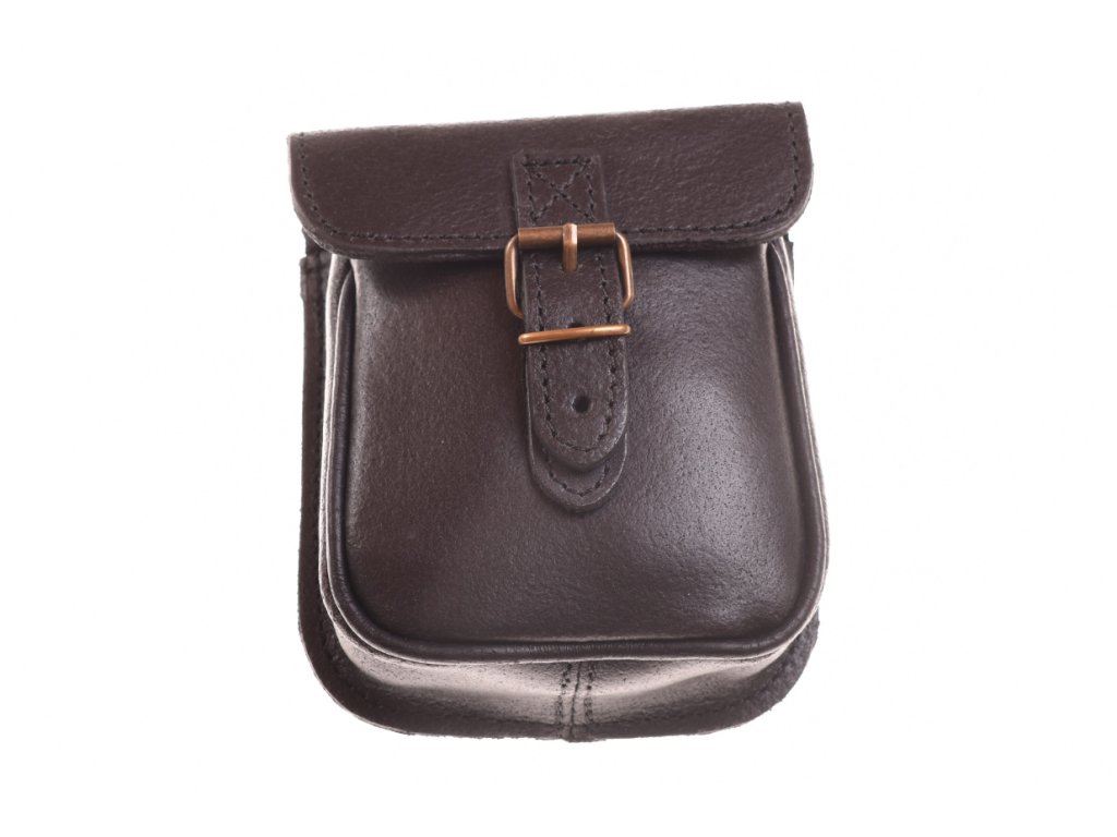 Pánská kožená kapsa na opasek KUBÁT – ručně vyrobená z přírodní kůže