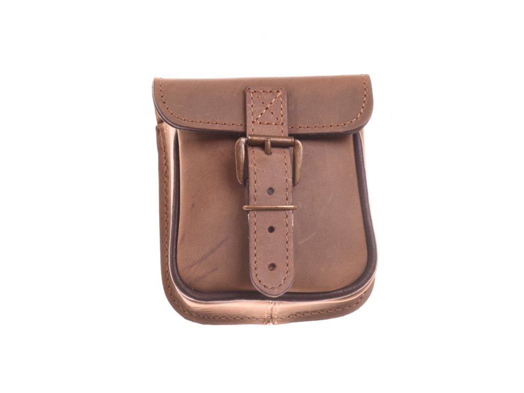 Pánská kožená kapsa na opasek KUBÁT – ručně vyrobená z přírodní kůže