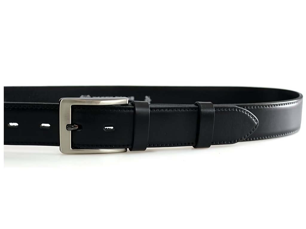 Pánský společenský kožený opasek KUBÁT
