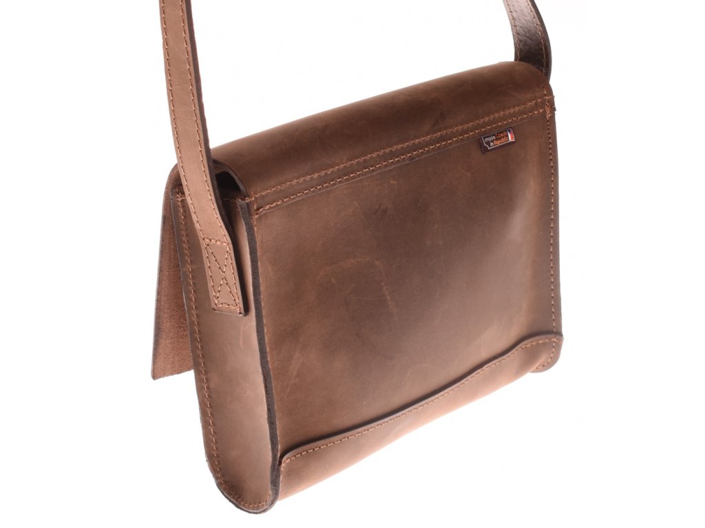 Detail kožené mošničky Dáda