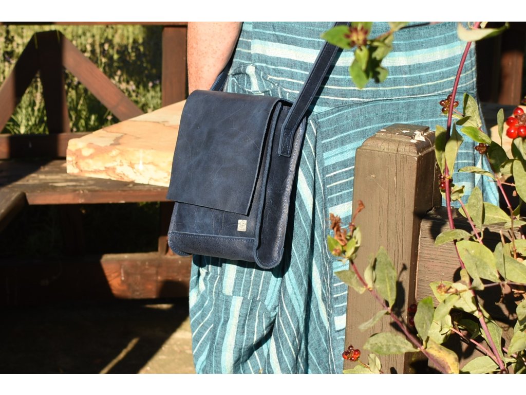 Malá kožená mošna Alice