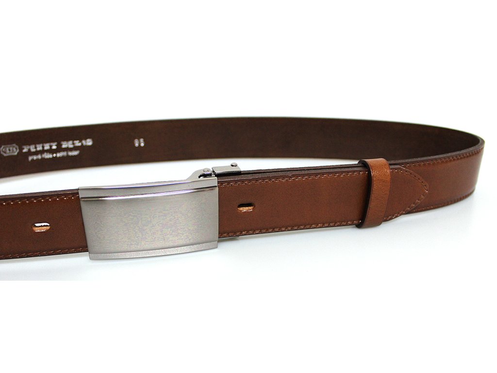 Pánský společenský kožený opasek KUBÁT