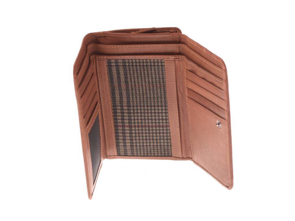 Interiér dámské peněženky KUBÁT – černé psaníčko