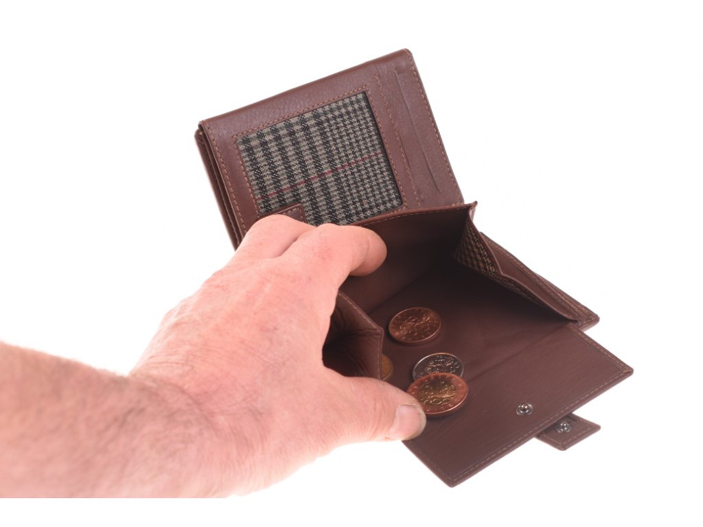 Ručně vyráběná pánská peněženka KUBÁT