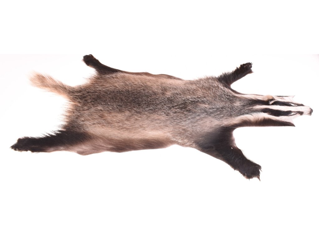 Přírodní kožešina KUBÁT jezevec lesní