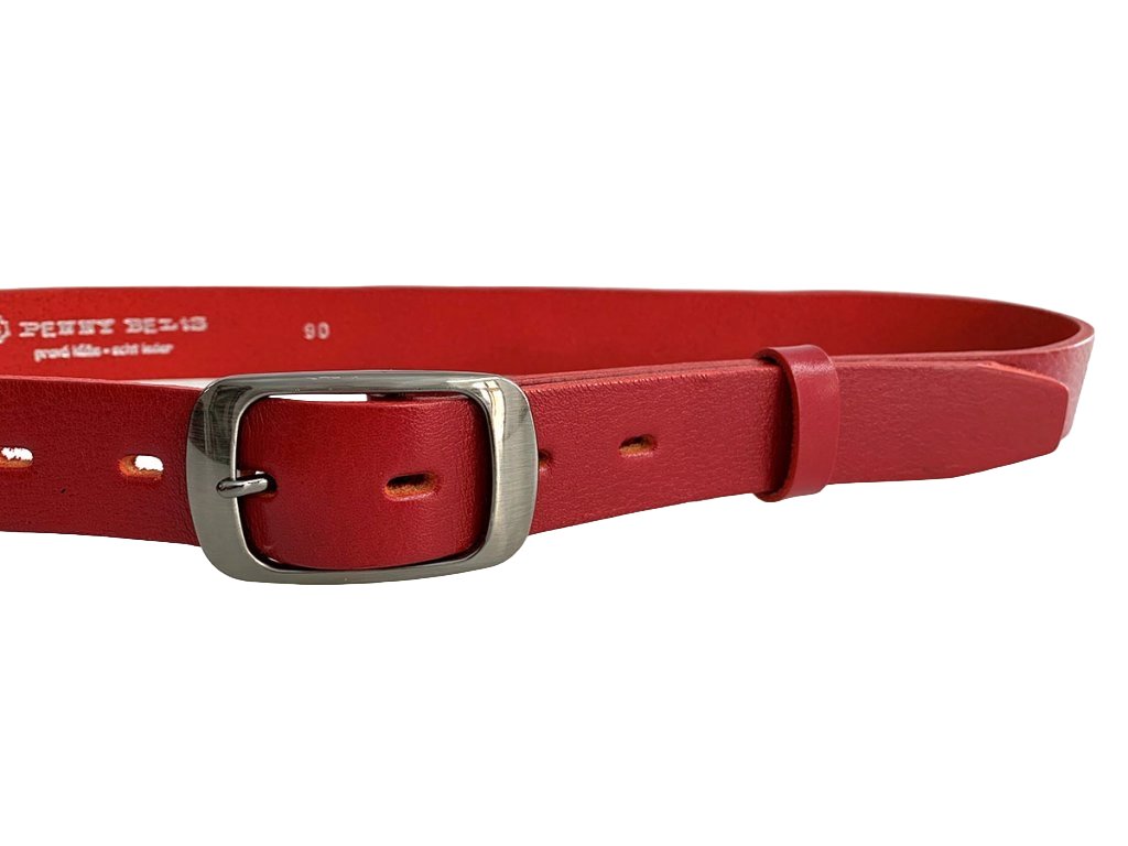 Dámský kožený opasek KUBÁT s oválnou sponou