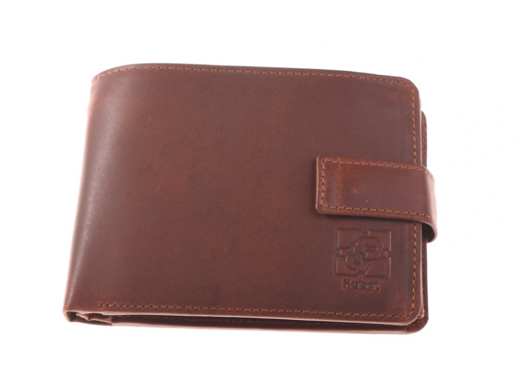 Pánská kožená peněženka KUBÁT se zápinkou