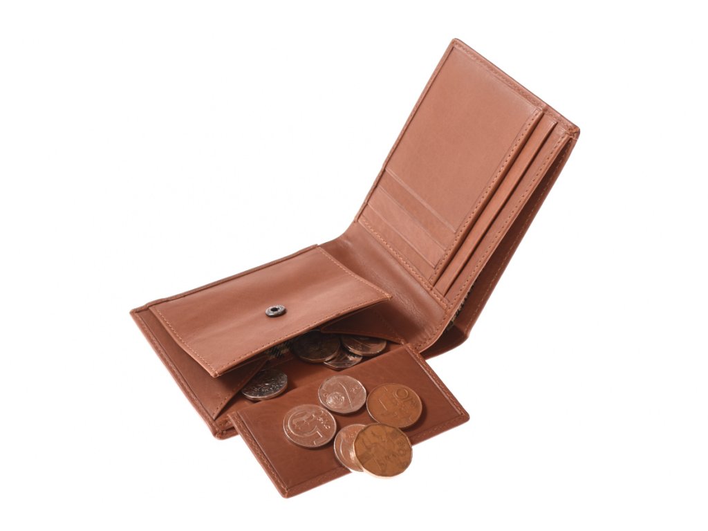 Zpracování kůže pánské peněženky KUBÁT