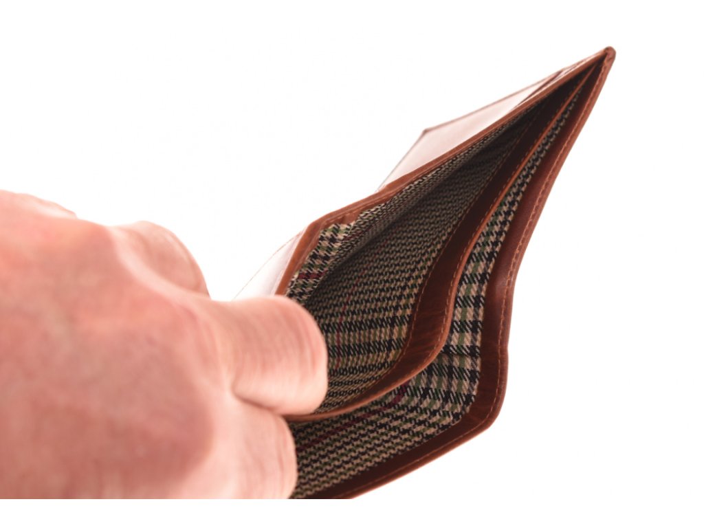 Zpracování kůže pánské peněženky KUBÁT