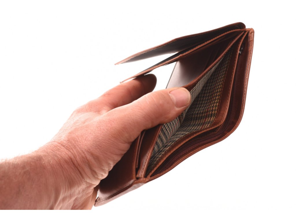 Ručně vyráběná pánská peněženka KUBÁT