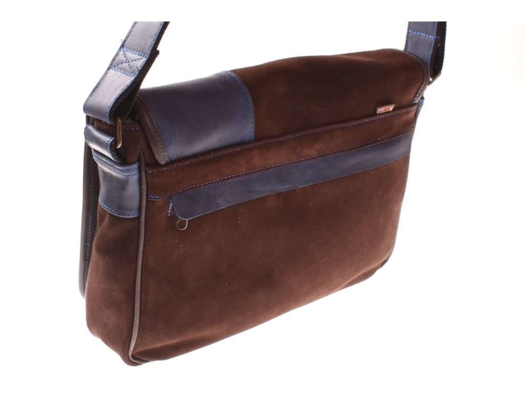 Detail zpracování brašny Olda