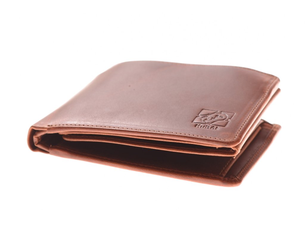 Pánská kožená peněženka KUBÁT – hnědá