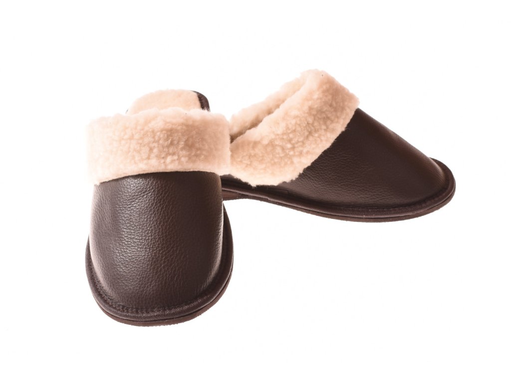 Dámské kožené pantofle EVA