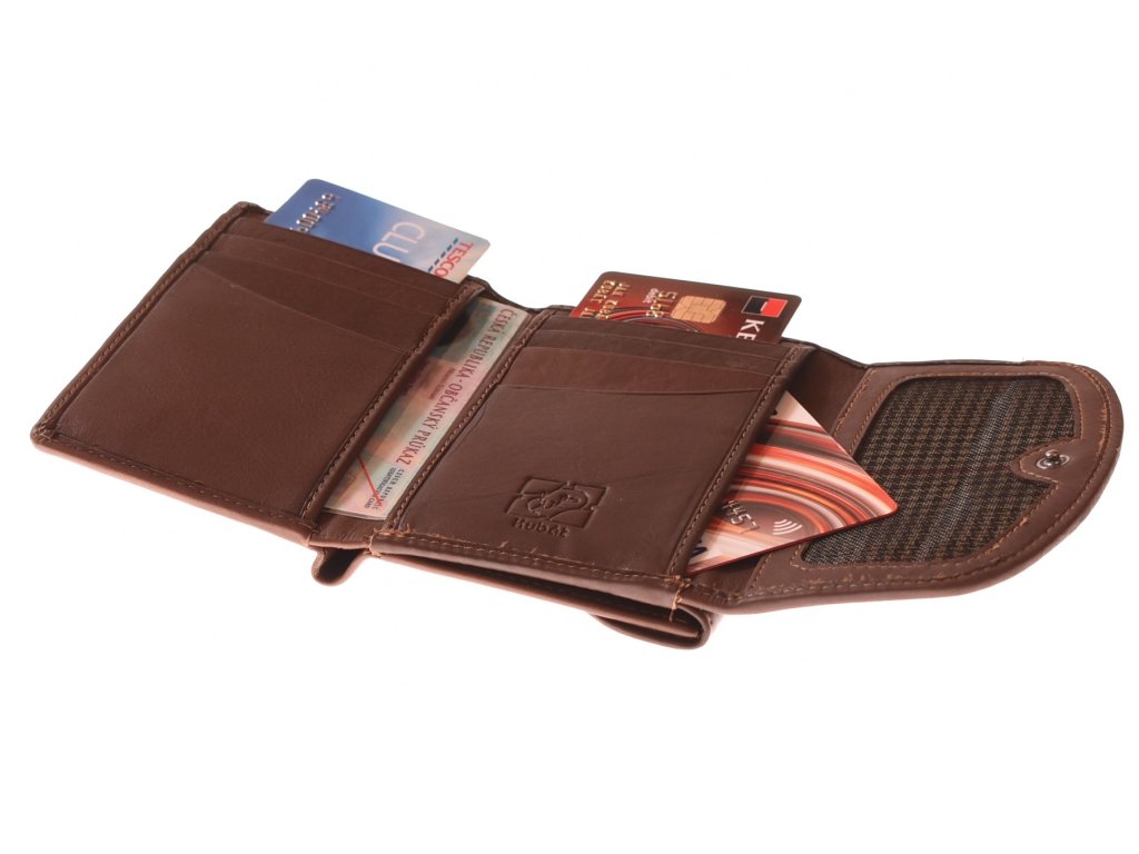 Detail zpracování dámské kožené peněženky KUBÁT