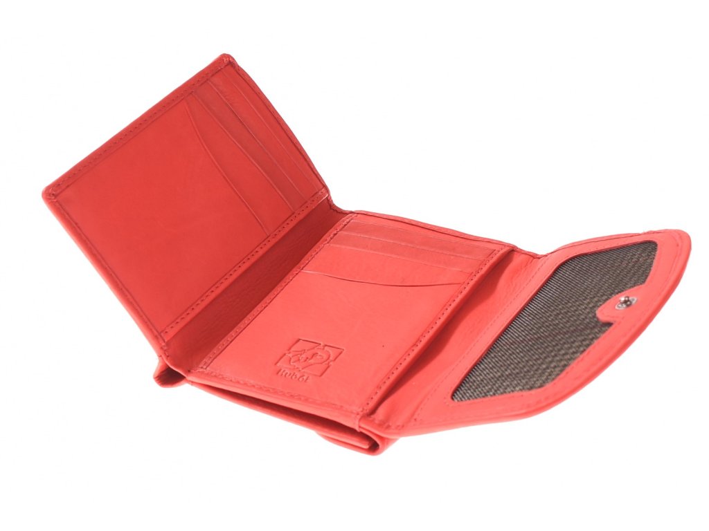 Detail zpracování dámské kožené peněženky KUBÁT