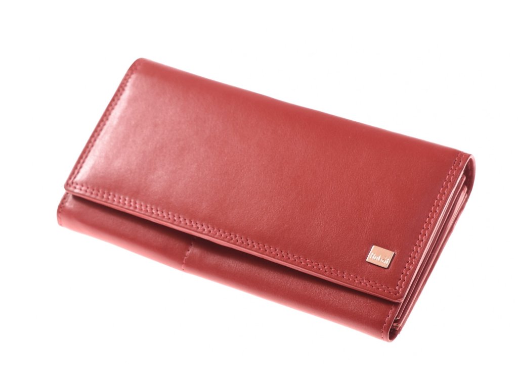 Dámská luxusní kožená peněženka KUBÁT – černé psaníčko z teletiny