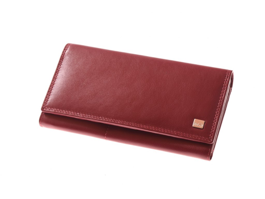 Dámská luxusní kožená peněženka KUBÁT – černé psaníčko z teletiny