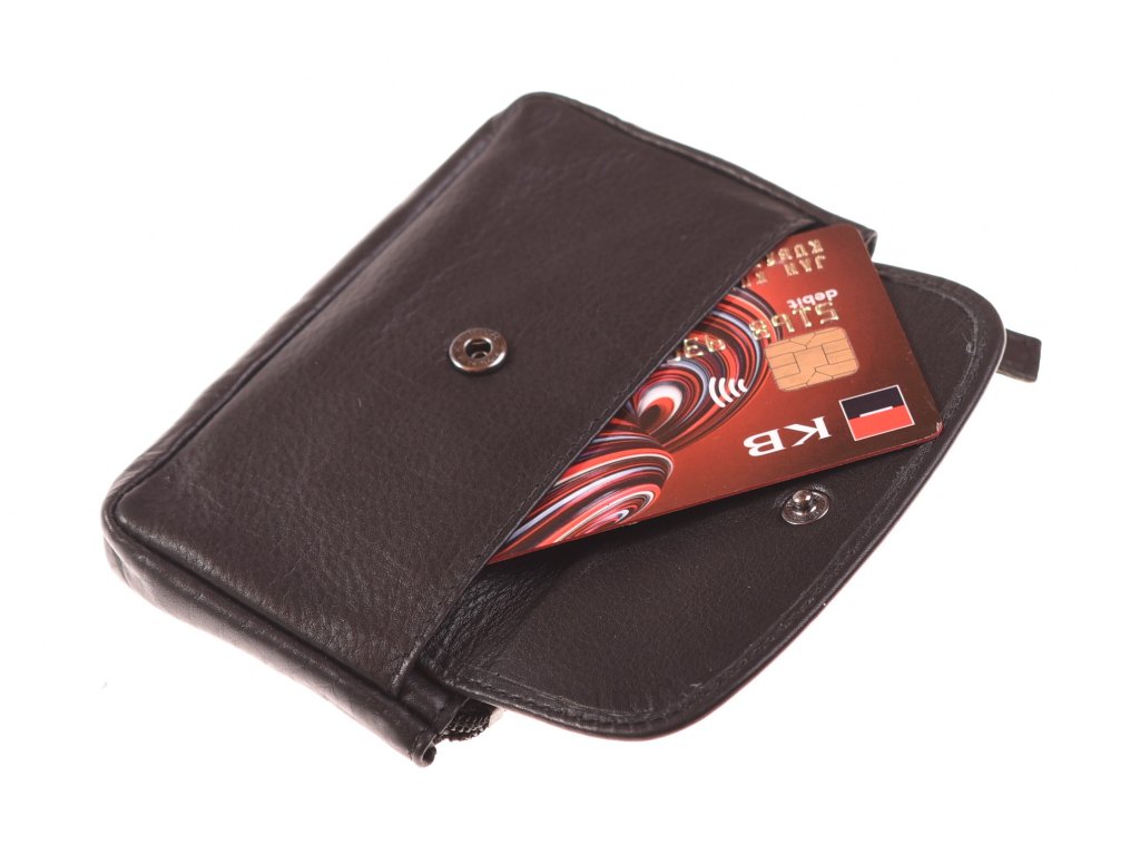 Detail kožené klíčenky KUBÁT