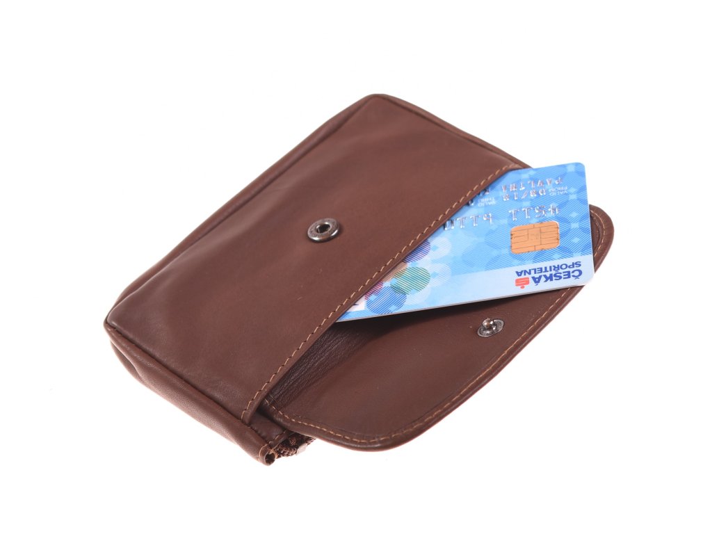 Detail kožené klíčenky KUBÁT