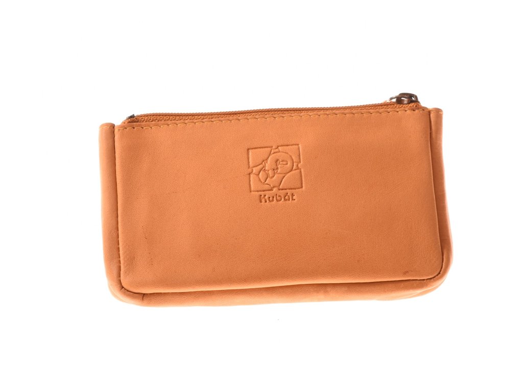 Ručně šitá kožená klíčenka s klopou