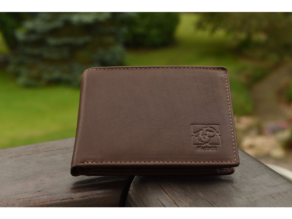 Interiér pánské malé peněženky KUBÁT