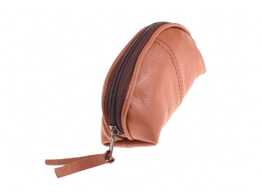 Detail ručně šitého pouzdra na brýle