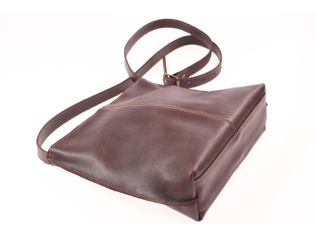 Dámská kožená kabelka Fiala