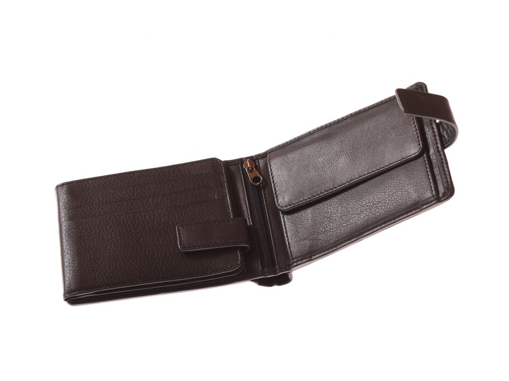 Dárkový set KUBÁT – peněženka a opasek černý