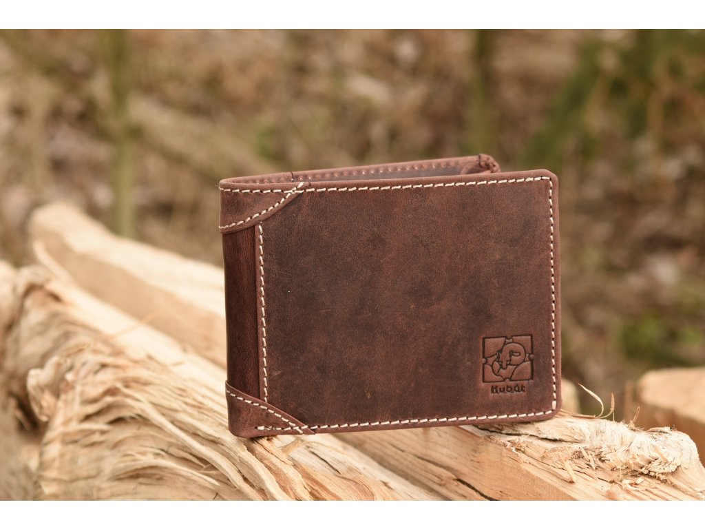 Interiér pánské peněženky KUBÁT – praktické uspořádání