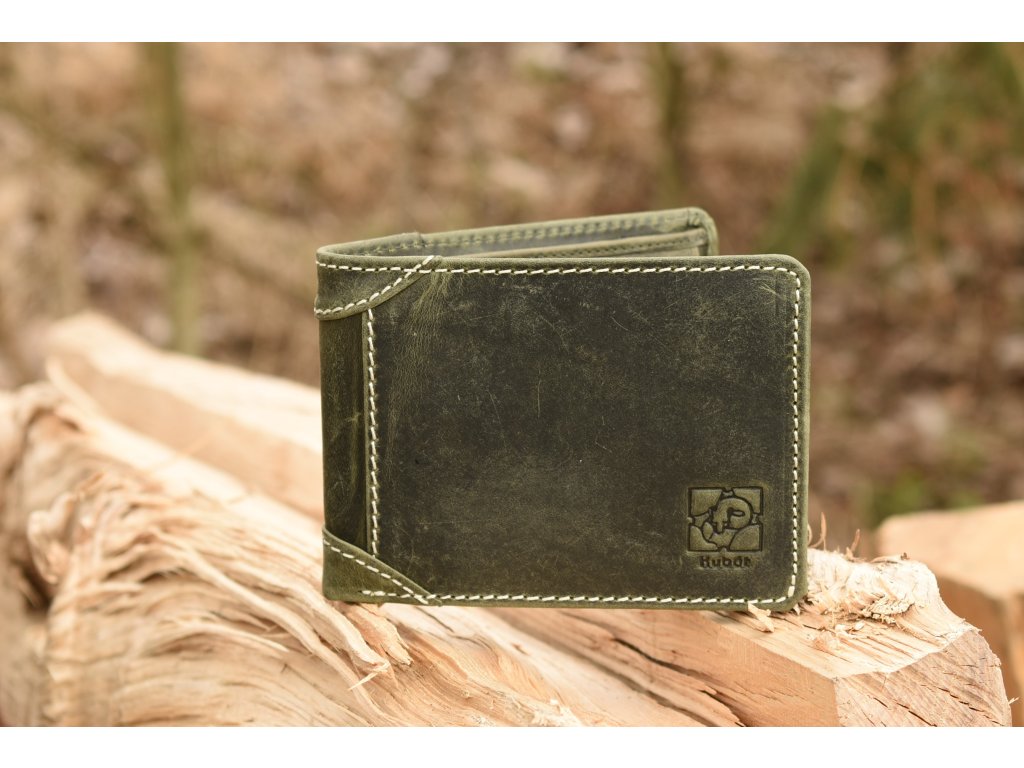 Interiér pánské peněženky KUBÁT – praktické uspořádání