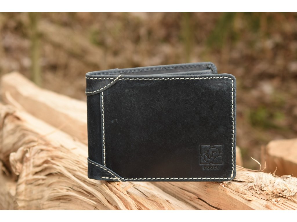 Interiér pánské peněženky KUBÁT – praktické uspořádání