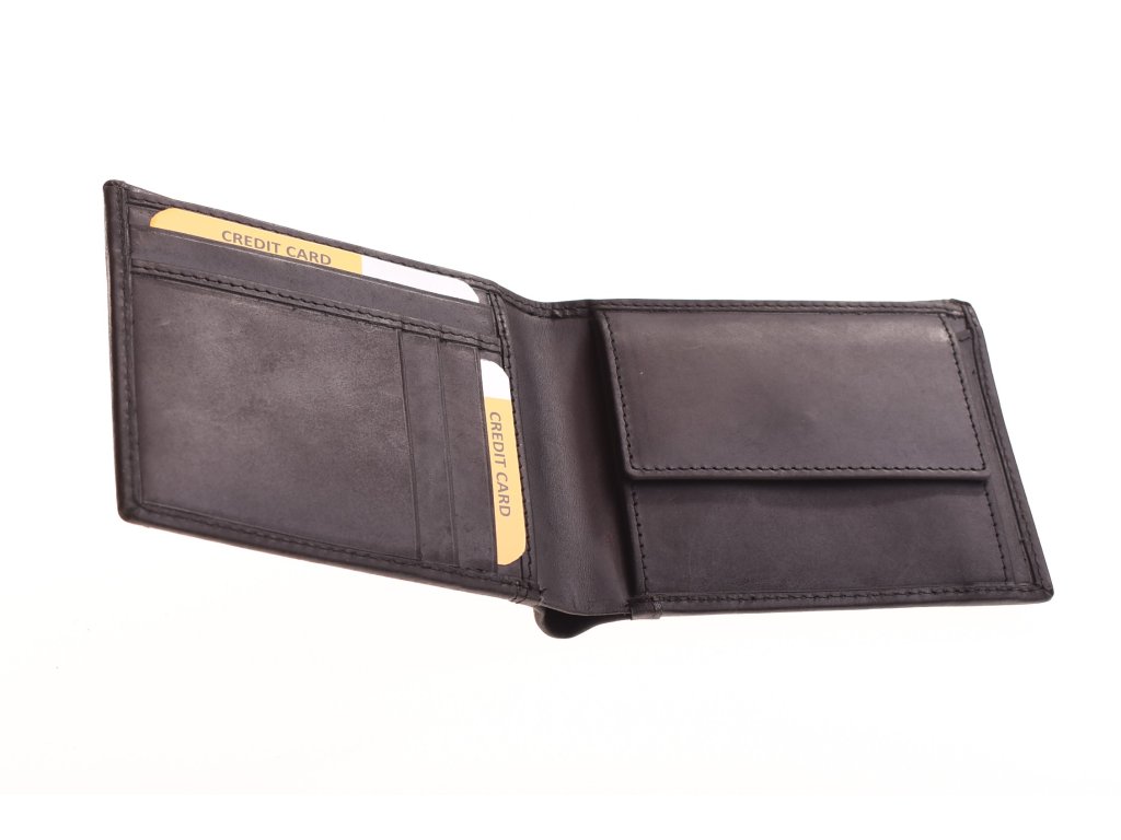 Zpracování kůže pánské peněženky KUBÁT