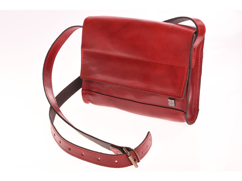 Detail kožené mošničky Dáda