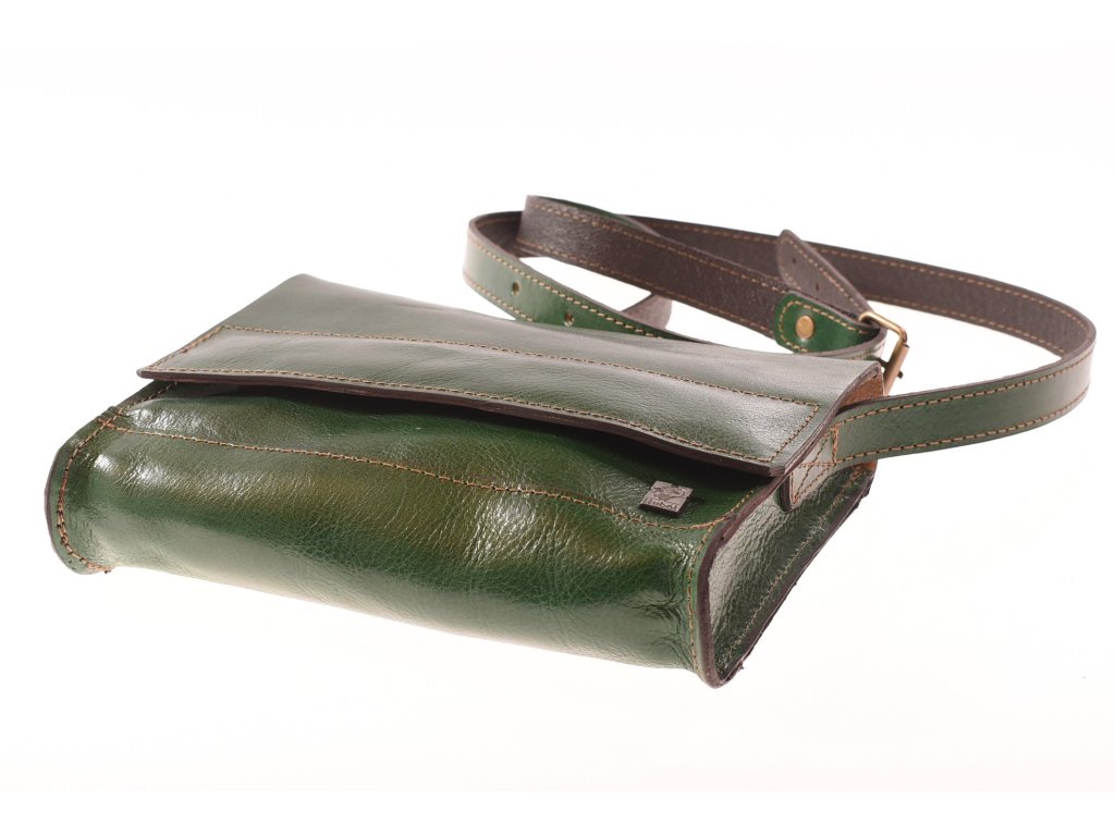 Detail kožené mošničky Dáda