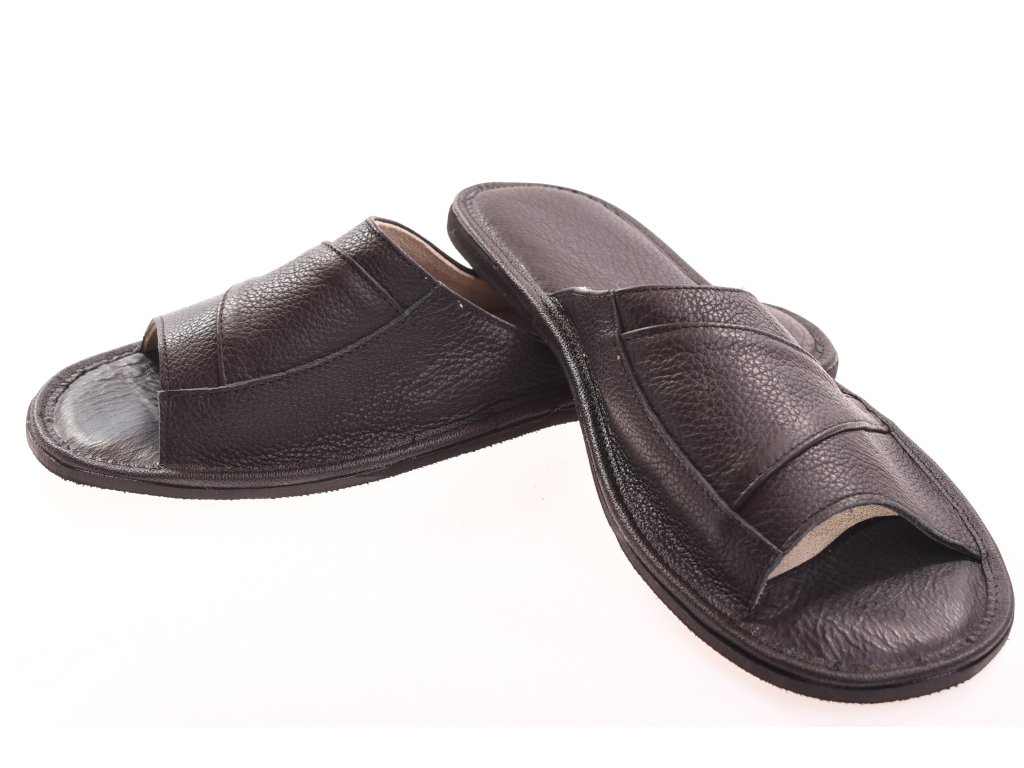 Pánské kožené pantofle