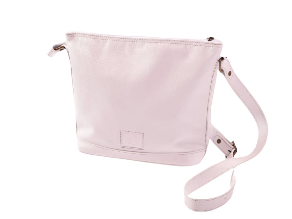 Kožená kabelka do práce Barbora